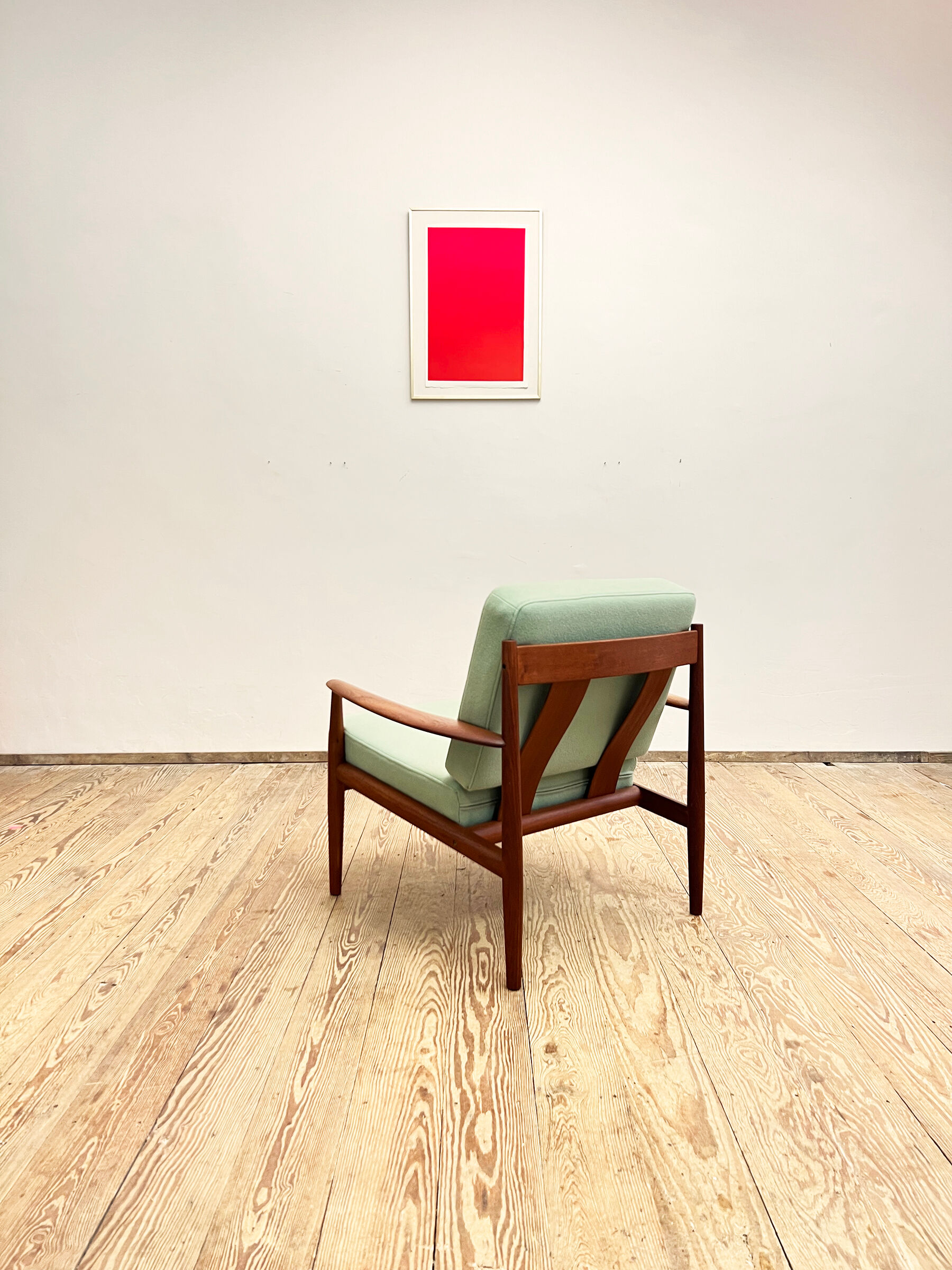 Mid Century Modern Teak armchair or easy chair by Grete Jalk for France & Son, Danish Design, 1950er