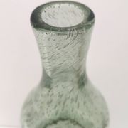 Vase, vintage soliflore in blown glass, bubbled