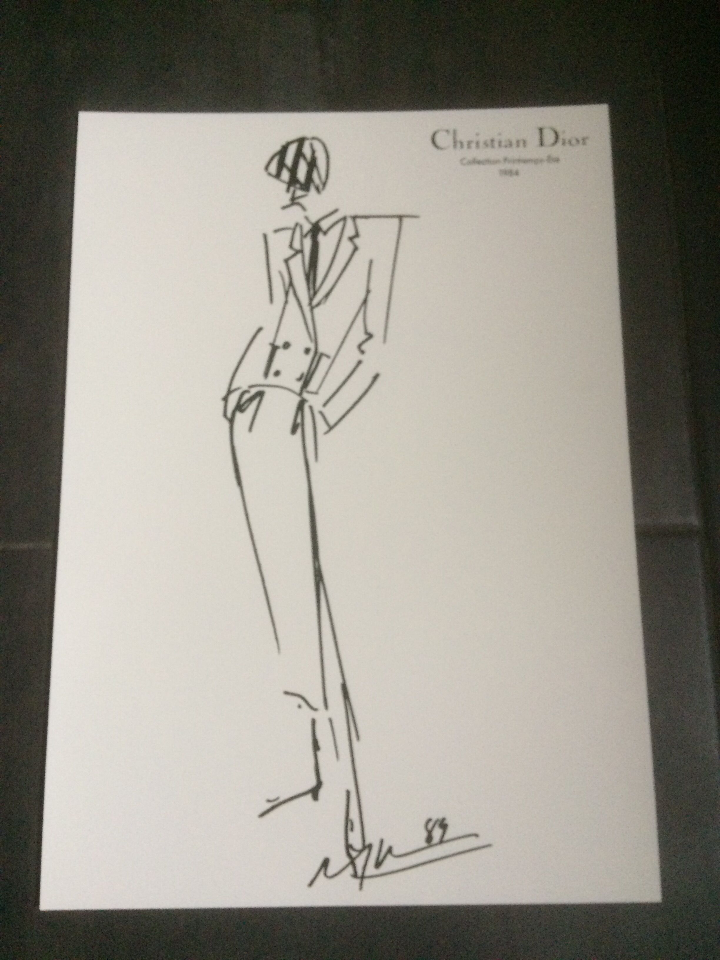 Christian Dior: pretty press fashion illustration - spring collection - summer 1984