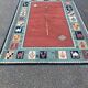Tapis persan Gabbeh rouge rosé 200x300cm