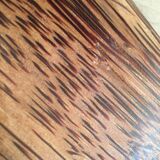 Wooden presentation dish coconut tree