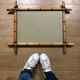 Miroir bambou 40x55cm