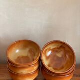 6 stoneware bowls