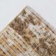 Hand-made wool distressed rug 92x52cm