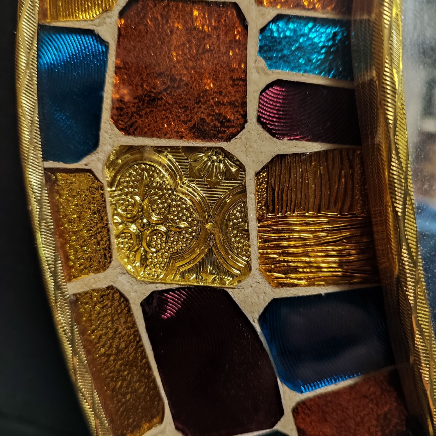 Glass mosaic mirror 1950