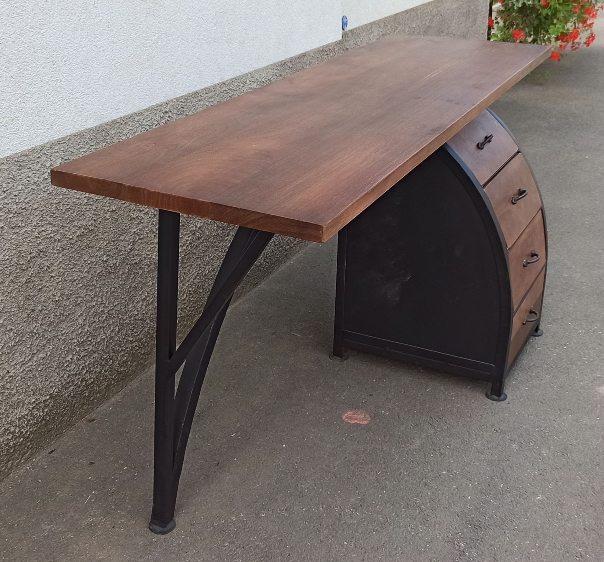 Designer wooden desk