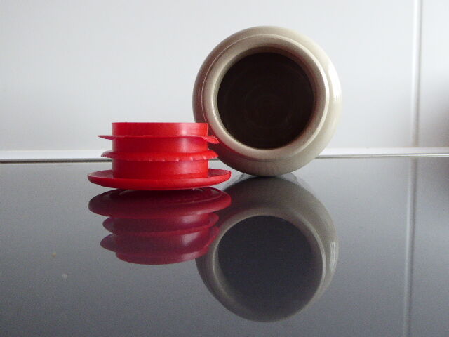 Ancient jar of mustard sandies from Meaux Pommery