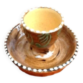Alsatian ceramic egg cup