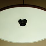 UFO chocolate lacquered metal hanging