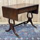 English mahogany drop-leaf desk from the 1950s