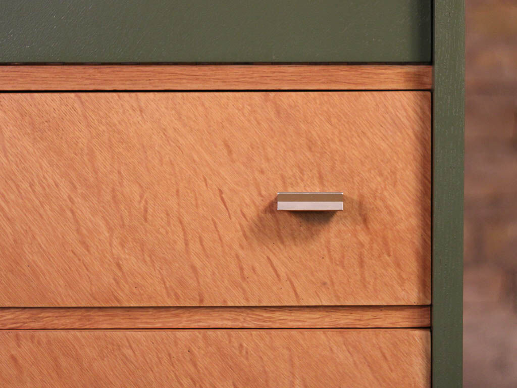 Secretary vintage in oak, circa 1950