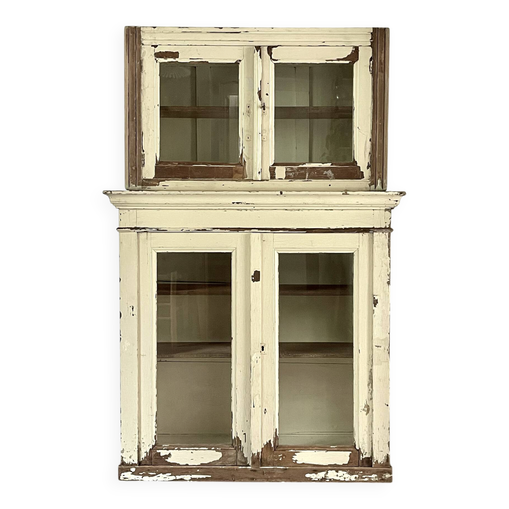 Glass display cabinet