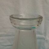 Hyacinth vase in frosted satin glass art nouveau period early 20th century