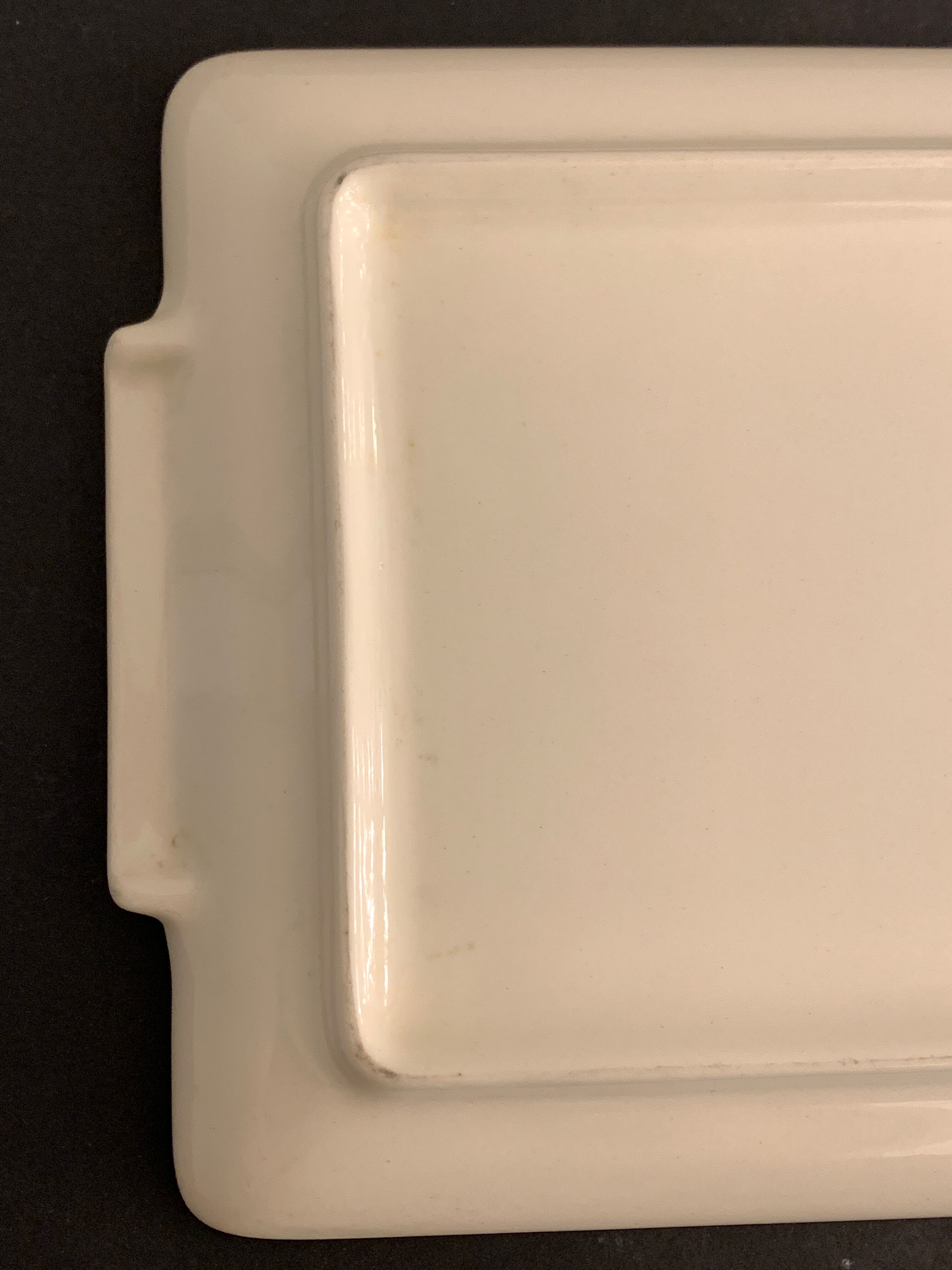 Villeroy and Boch 1950 blue earthenware cake dish