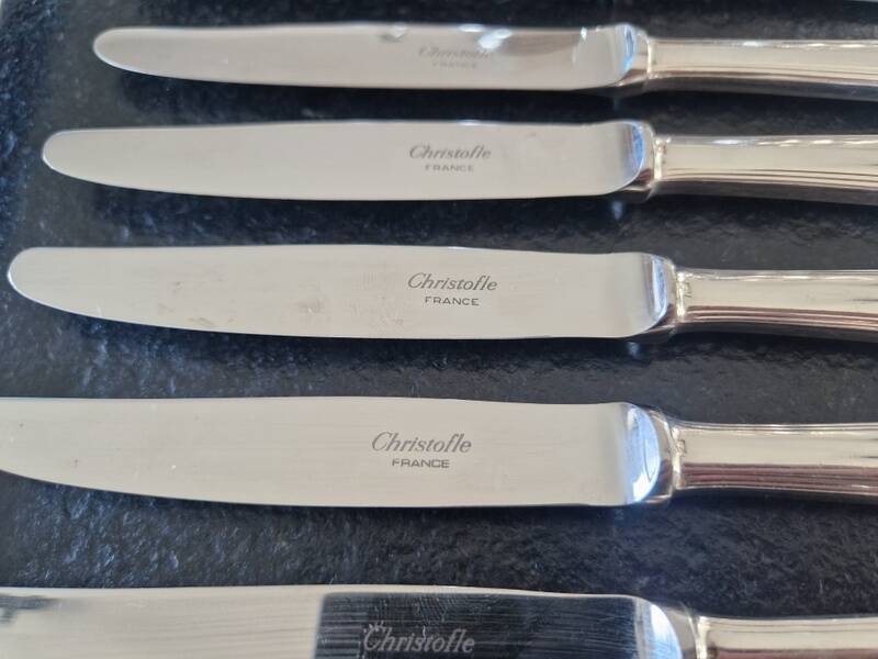 Christofle - Set of 11 dessert/appetiser knives model America