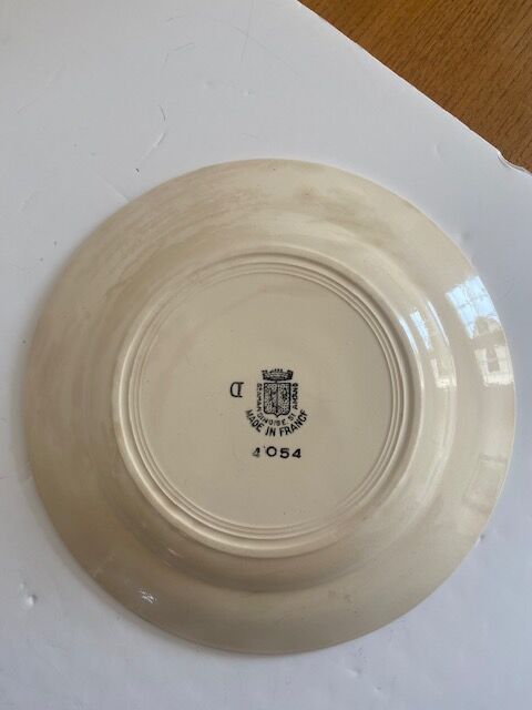 Set of 5 dessert plates saint amand