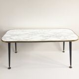 Table low vintage marble