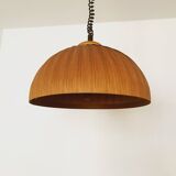 Large Wooden Pendant Lamp