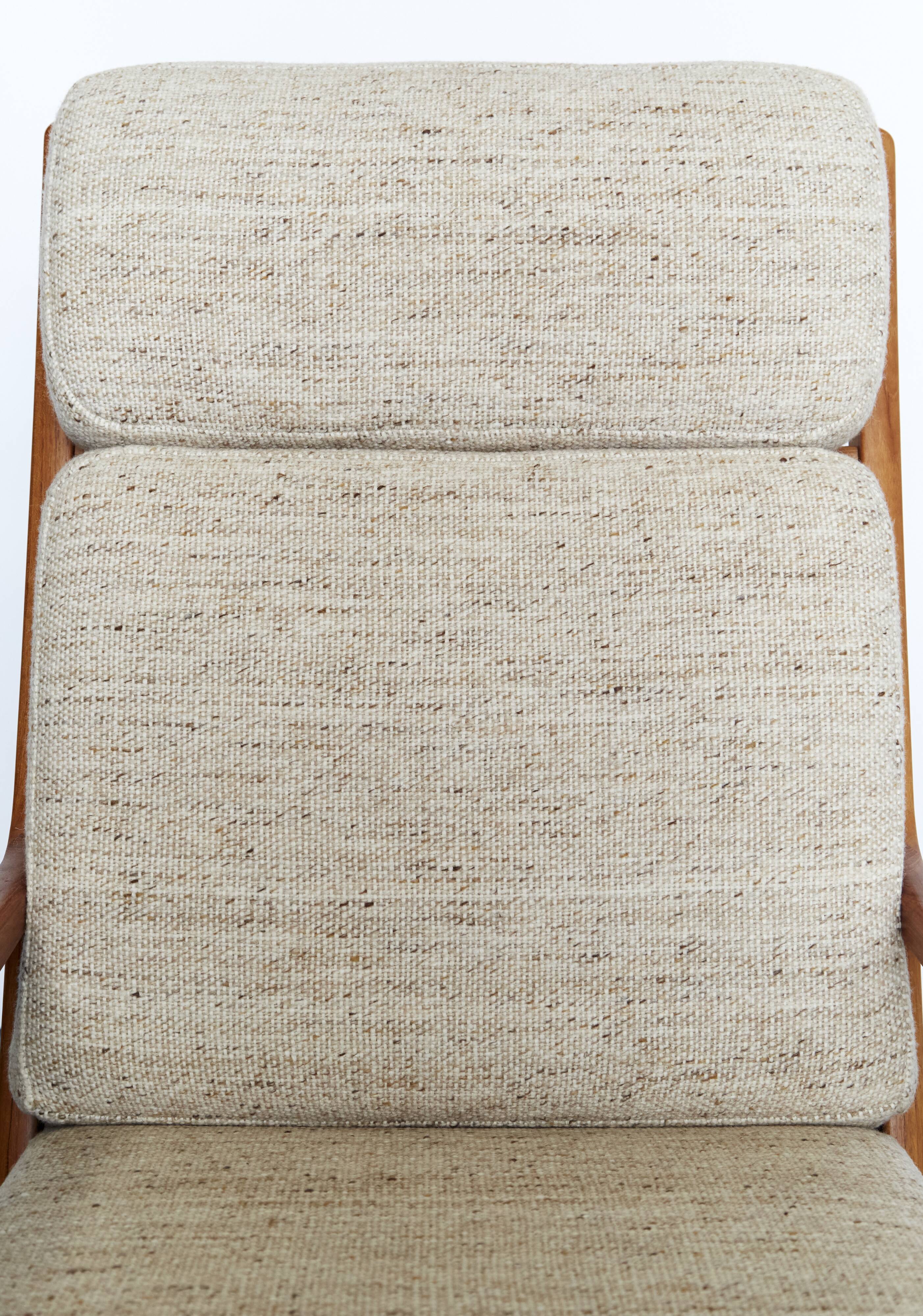Mid-Century "Senator" Highback Chair by Ole Wanscher for Peter Jeppesen