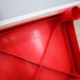 1970s Kartell Model 4875 chair by Carlo Bartoli red color