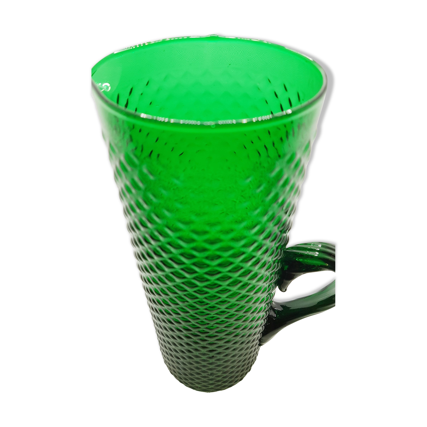 Pichet en diamant émeraude