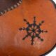 Two Tone Leather Camel seat 1960s Egypt