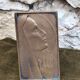Plaque bronze de la vierge marie par max le verrier