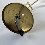 Ancienne lampe potence & opaline xl vintage
