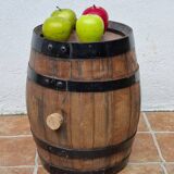Barrel in oak surrounded by ancient metal, 38 cm
