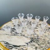 Saint Louis Crystal Glass Service, Cerdagne Pattern, 20th Century