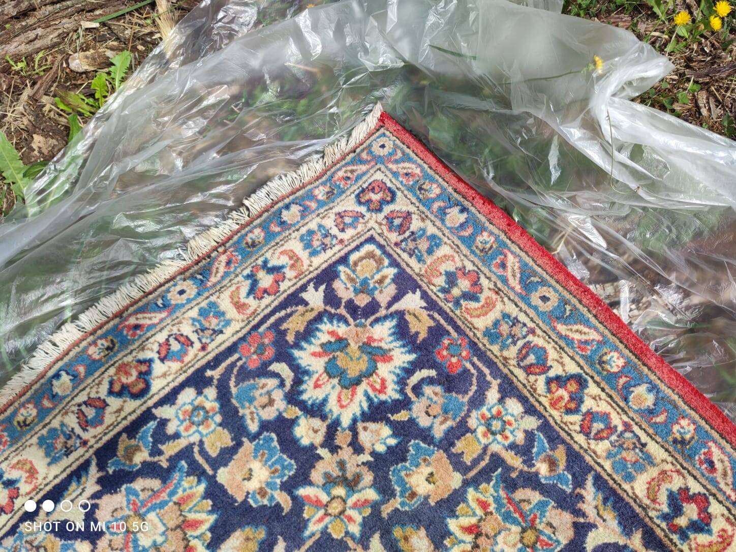 Exceptional vintage Kerman Persian carpet, hand-knotted in wool - 290 x 40.