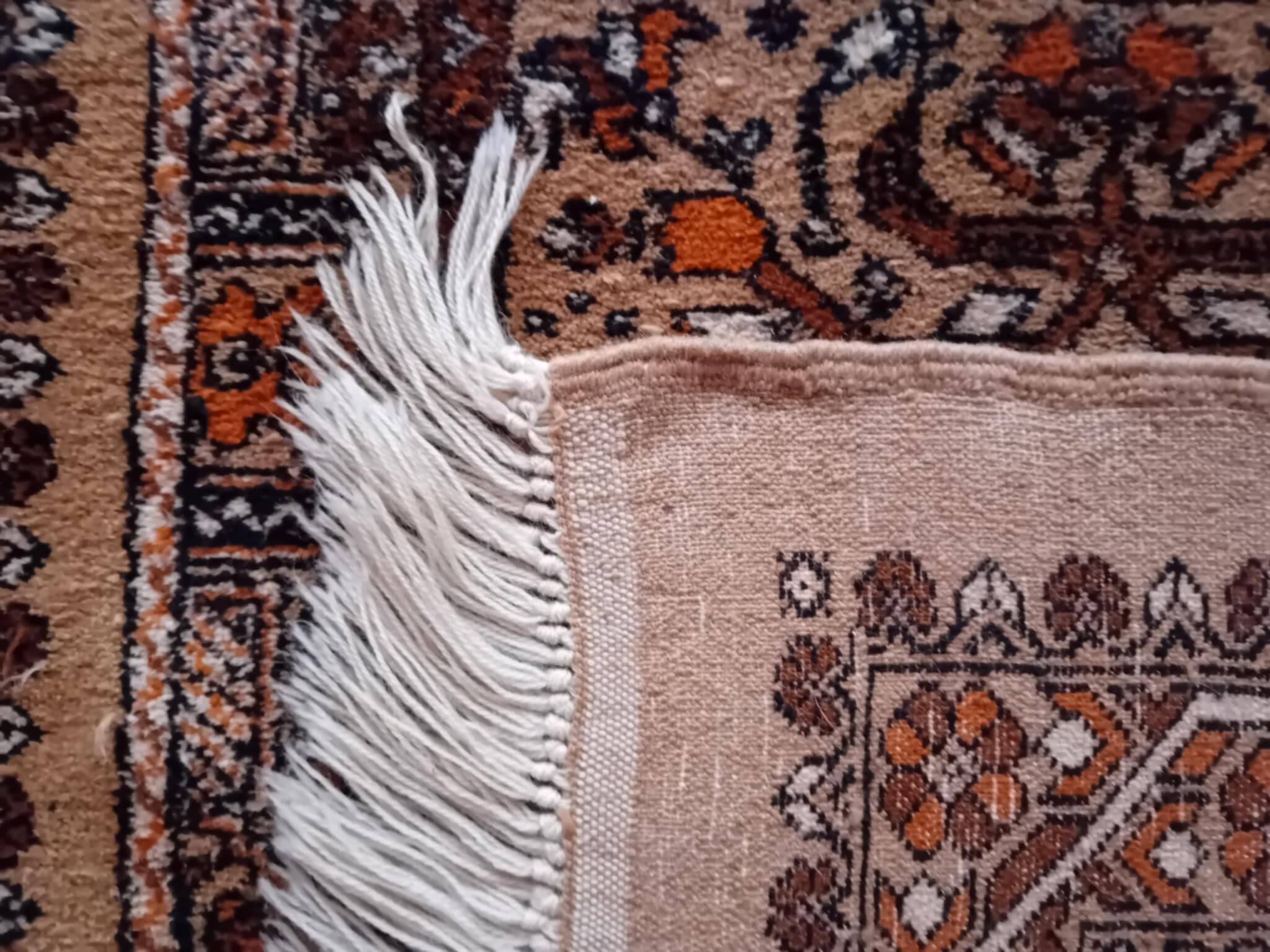 Antique handmade Berber Rabat rug