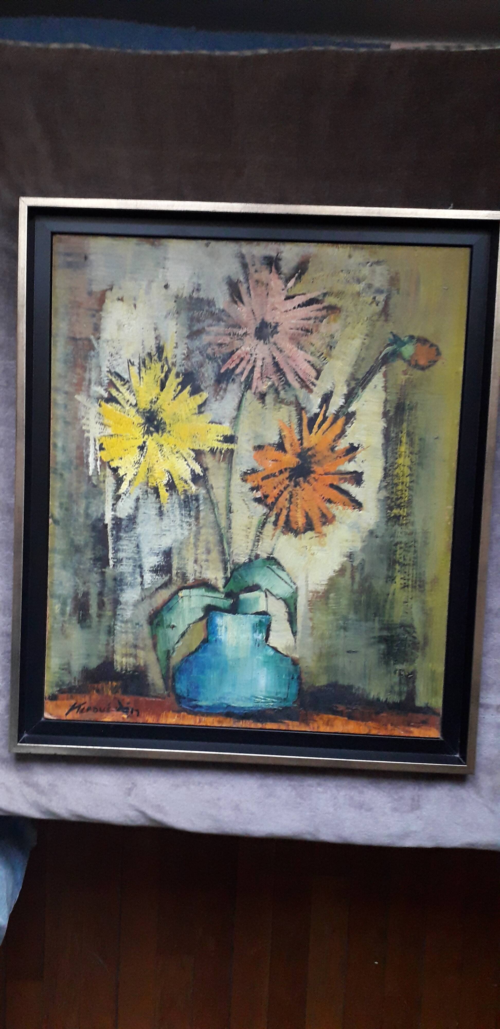 Antique oil painting by Paul Kerouédan