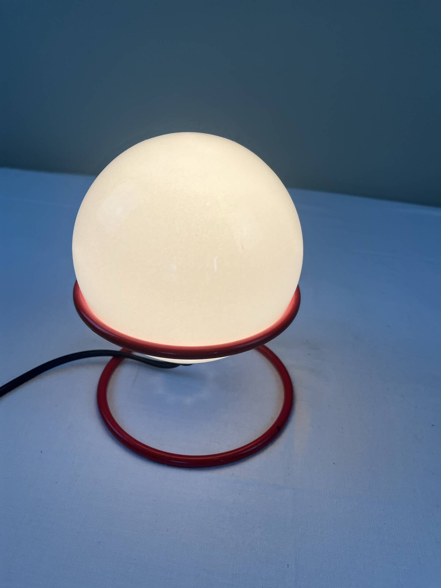 Lampe boule vintage design italien années 70