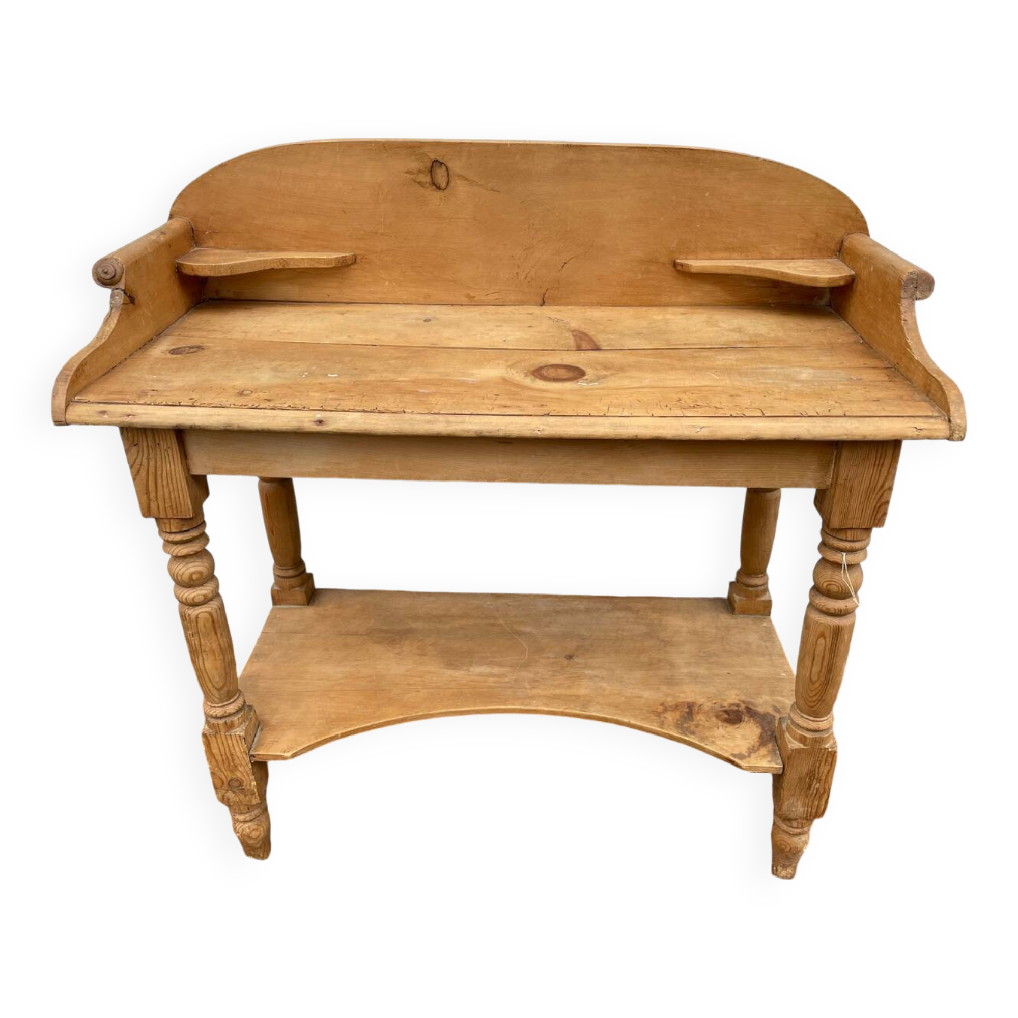 Desk - vintage English pine dressing table