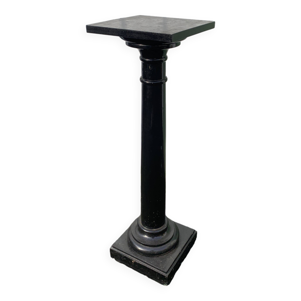 Ancienne Colonne de Présentation - Bois Sculpté - Style Napoléon III