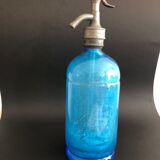 Blue vintage siphon