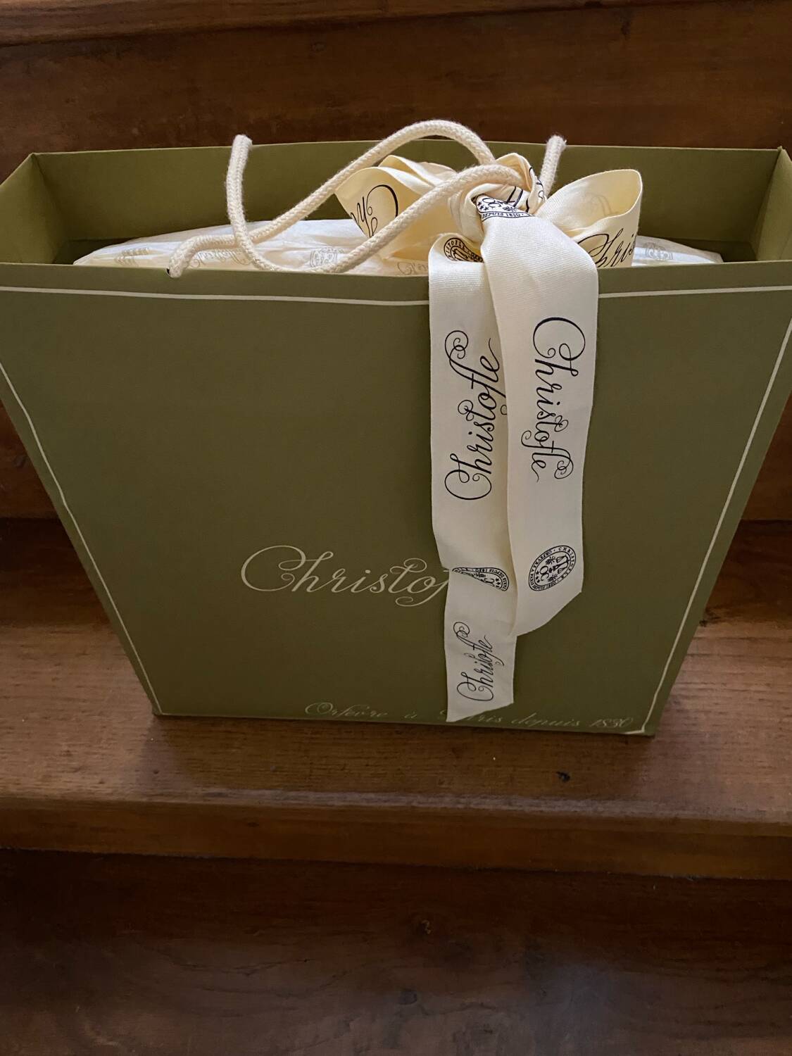 Fruit bowl, Christofle, Rubans style