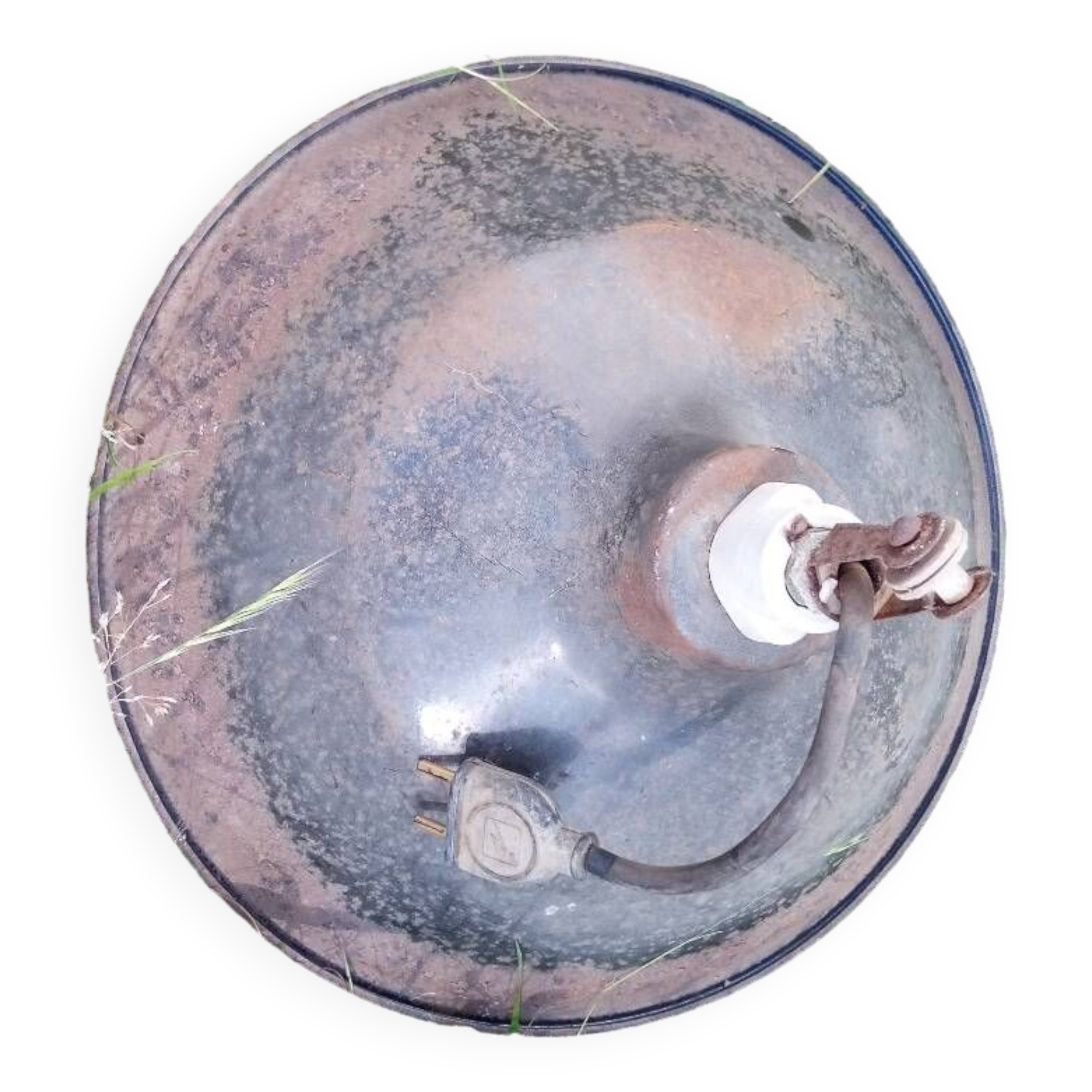 Industrial sheet metal pendant light 40 cm