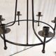 Candlestick hanging lamp 6 metal lights