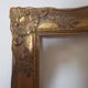 Cadre doré bois résine feuillure : 24.5 cm x 30.5 cm
