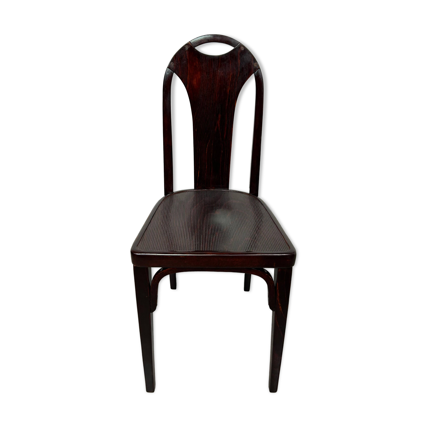Secession dining chair no. 373 attributed to Josef Hoffmann/Otto Prutscher for J&J Kohn