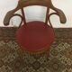 Old curved wooden chair