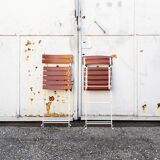 Chaises pliantes Celestina par Marco Zanuso pour Zanotta 1978