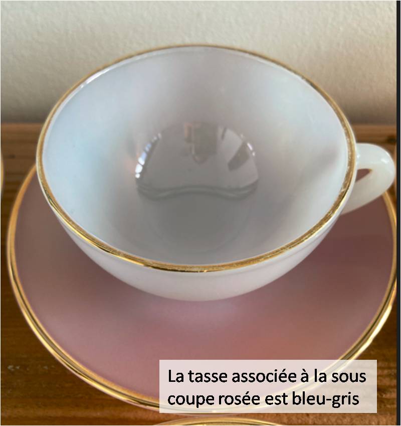 Coffee set 6 cups Harlequin Arcopal