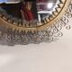 Golden wrought iron Chaty mirror 1960