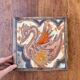 Glazed ceramic trivet