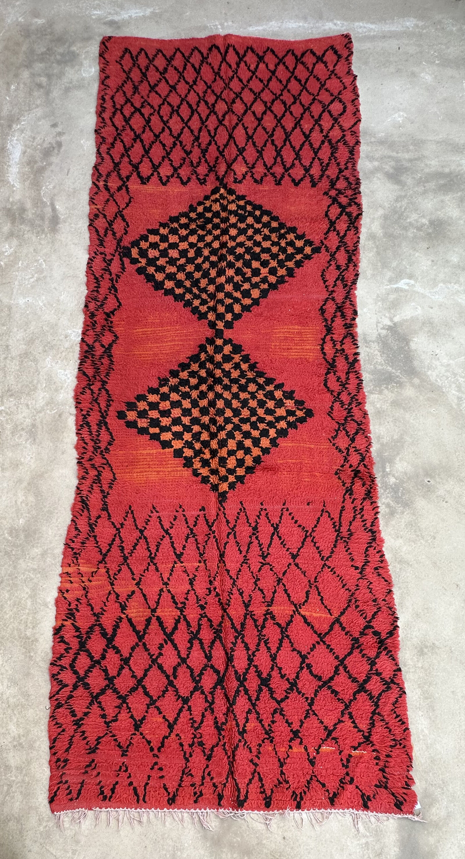 Moroccan carpet - 132 x 387 cm