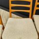 Set of 8 mid century dining table chairs vintage