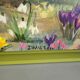 Table "Our Garden" by I. Wyss-Villard, 2000 - oil on canvas American frame